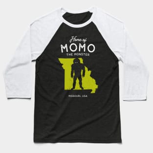 Home of Momo The Monster - Missouri, USA Baseball T-Shirt